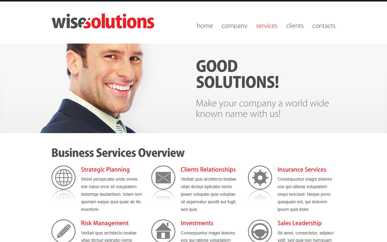 wisesolutions · 响应式网站模板 图 3