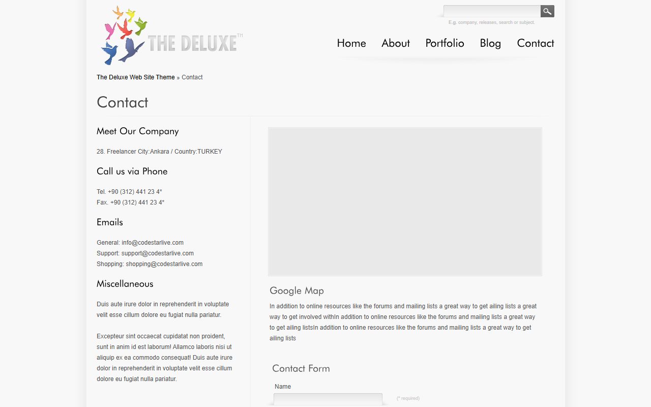 Free Themes & Templates · 响应式网站模板 图 2