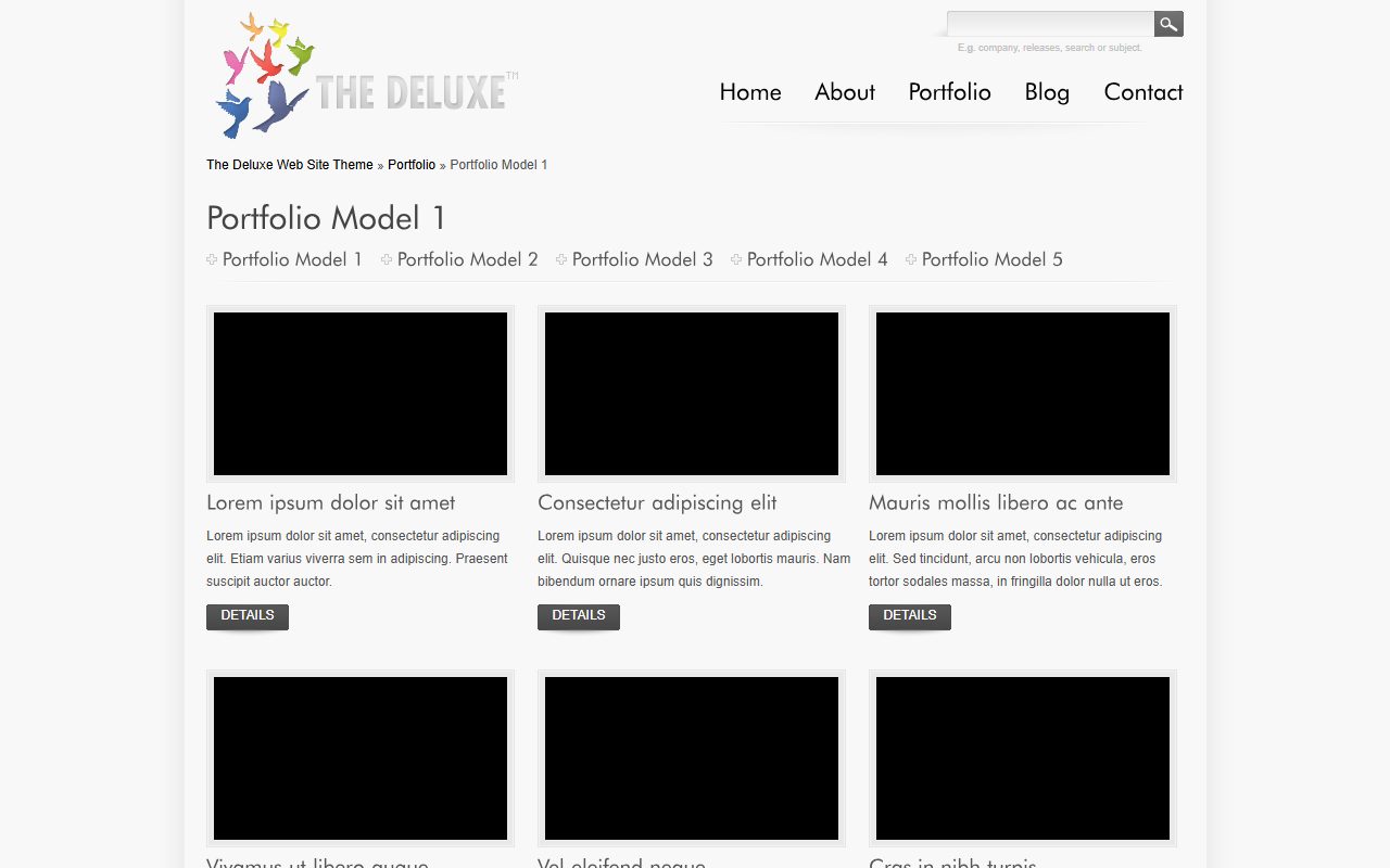 Free Themes & Templates · 响应式网站模板 图 3
