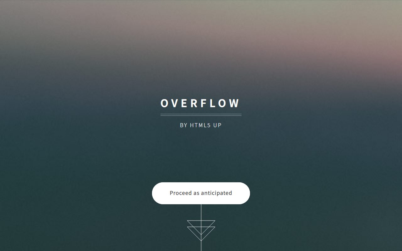 Overflow by HTML5 UP · 响应式网站模板