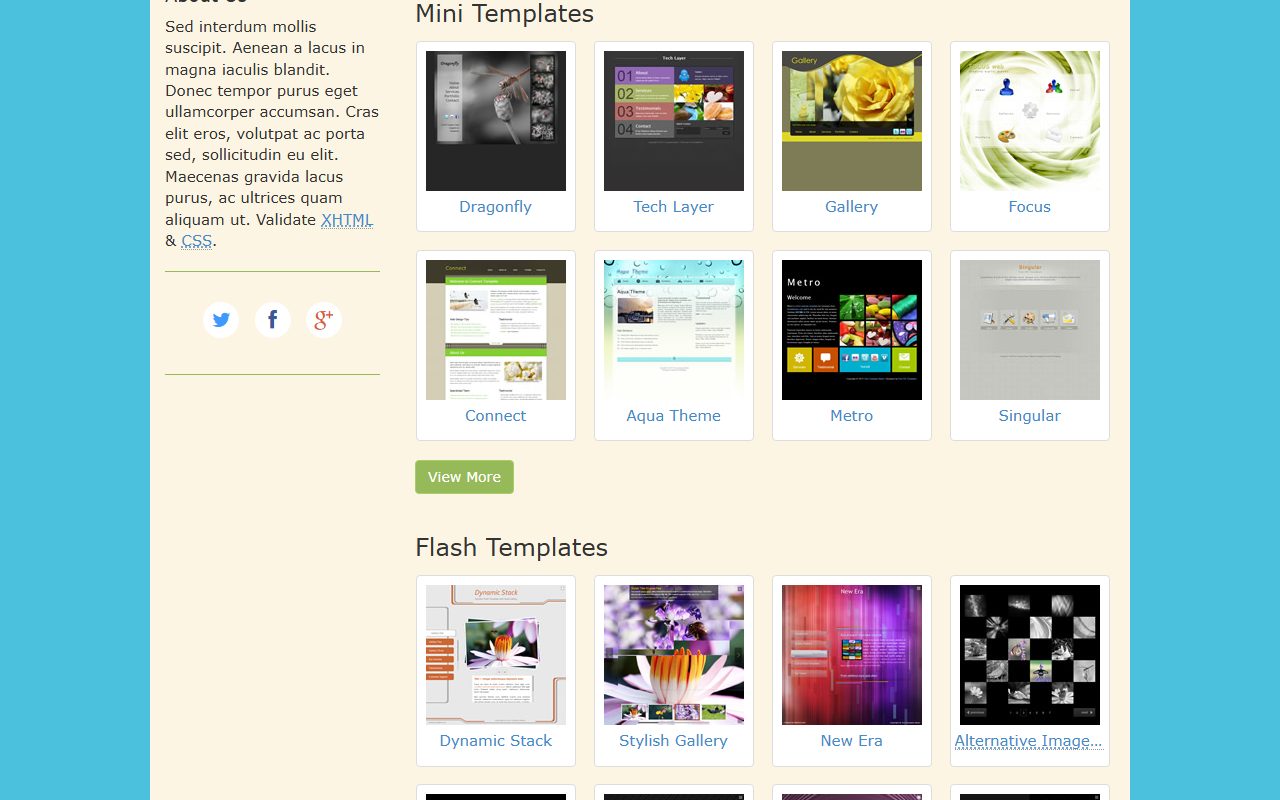 Catalog Theme, Responsive Layo · 响应式网站模板 图 2
