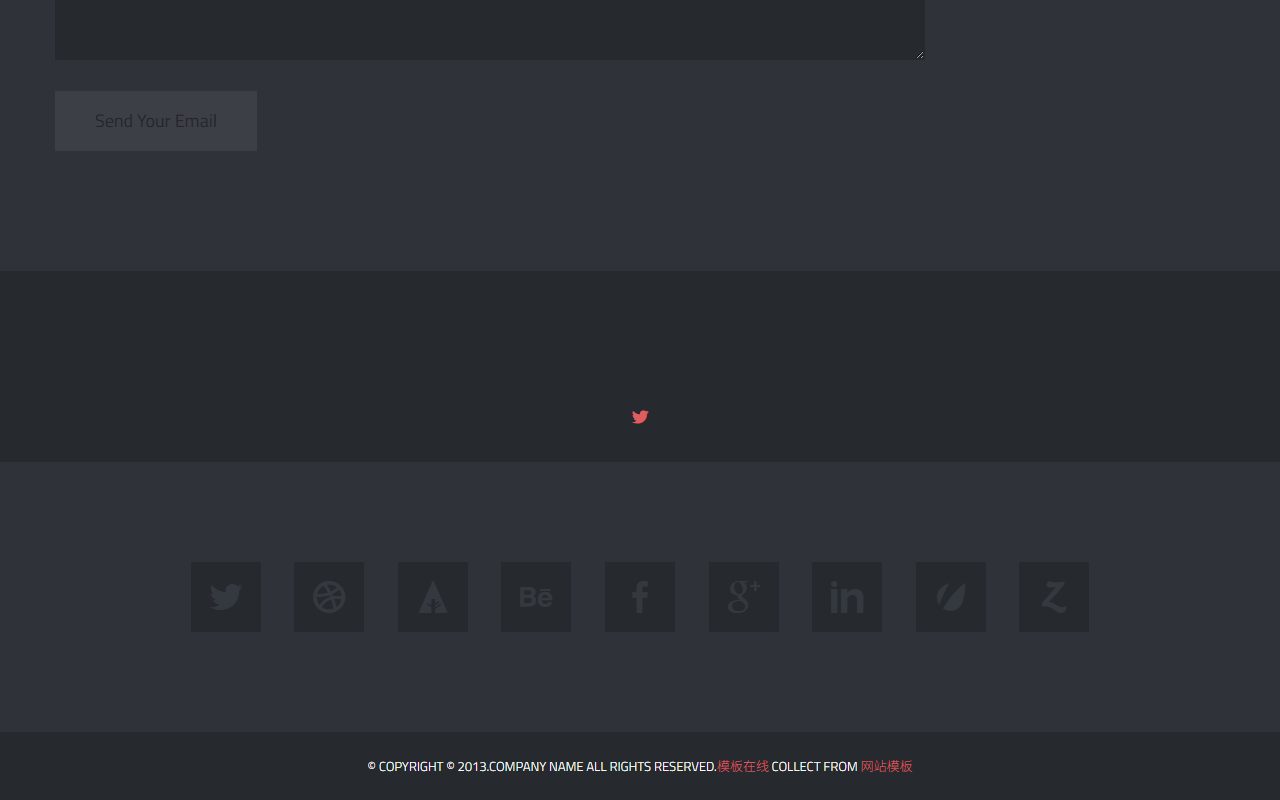 设计创意模板 · Brushed · 响应式网站模板 图 3