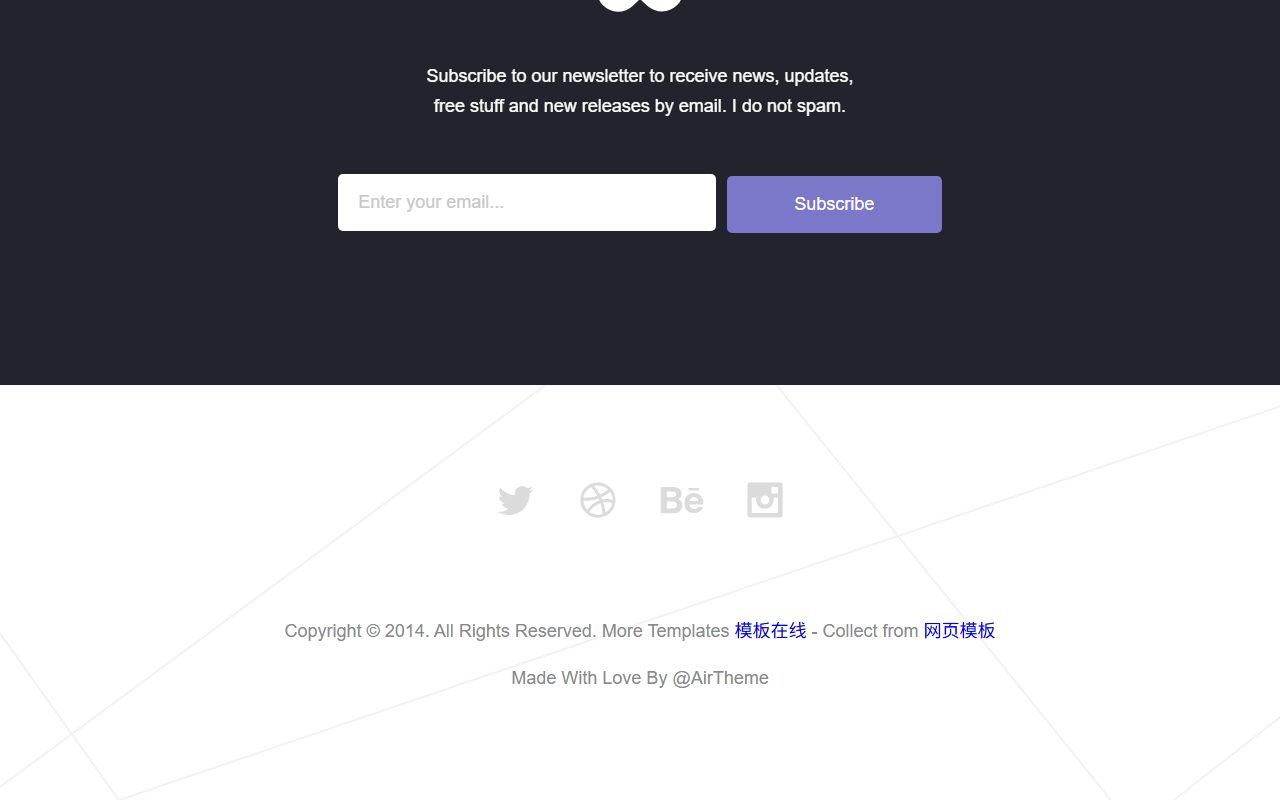 设计创意模板 · Lithium · 响应式网站模板 图 3