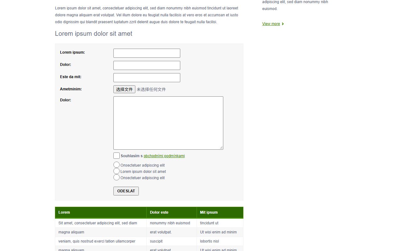科技网络模板 · Greenlicous · 响应式网站模板 图 2