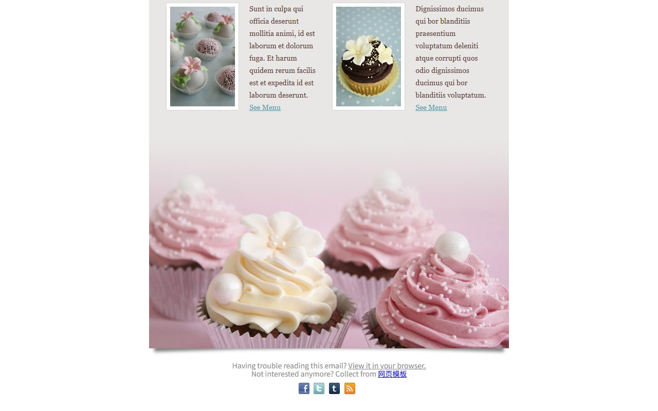 博客资讯模板 · Pattiserie · 响应式网站模板 图 3