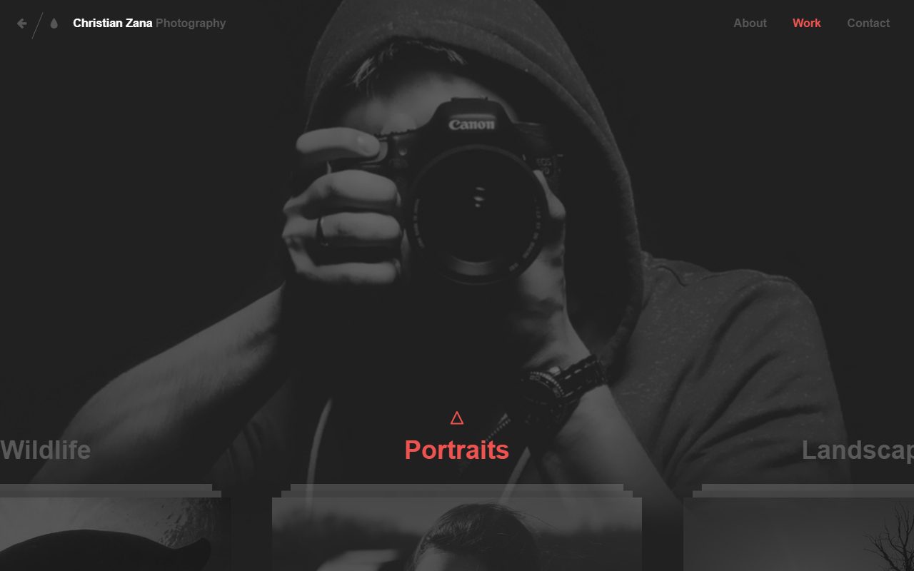 摄影作品模板 · Photography · 响应式网站模板 图 1