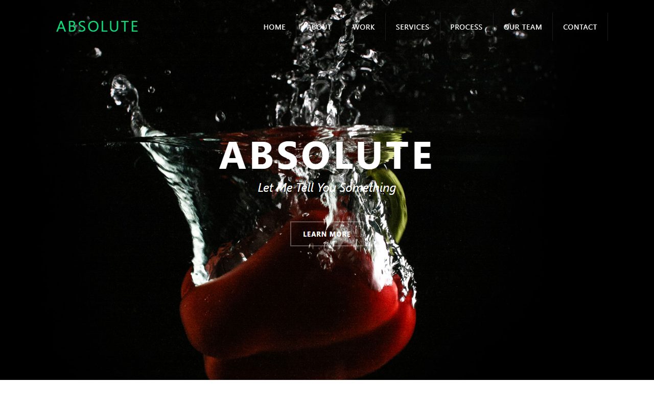 设计创意模板 · Absolute · 响应式网站模板