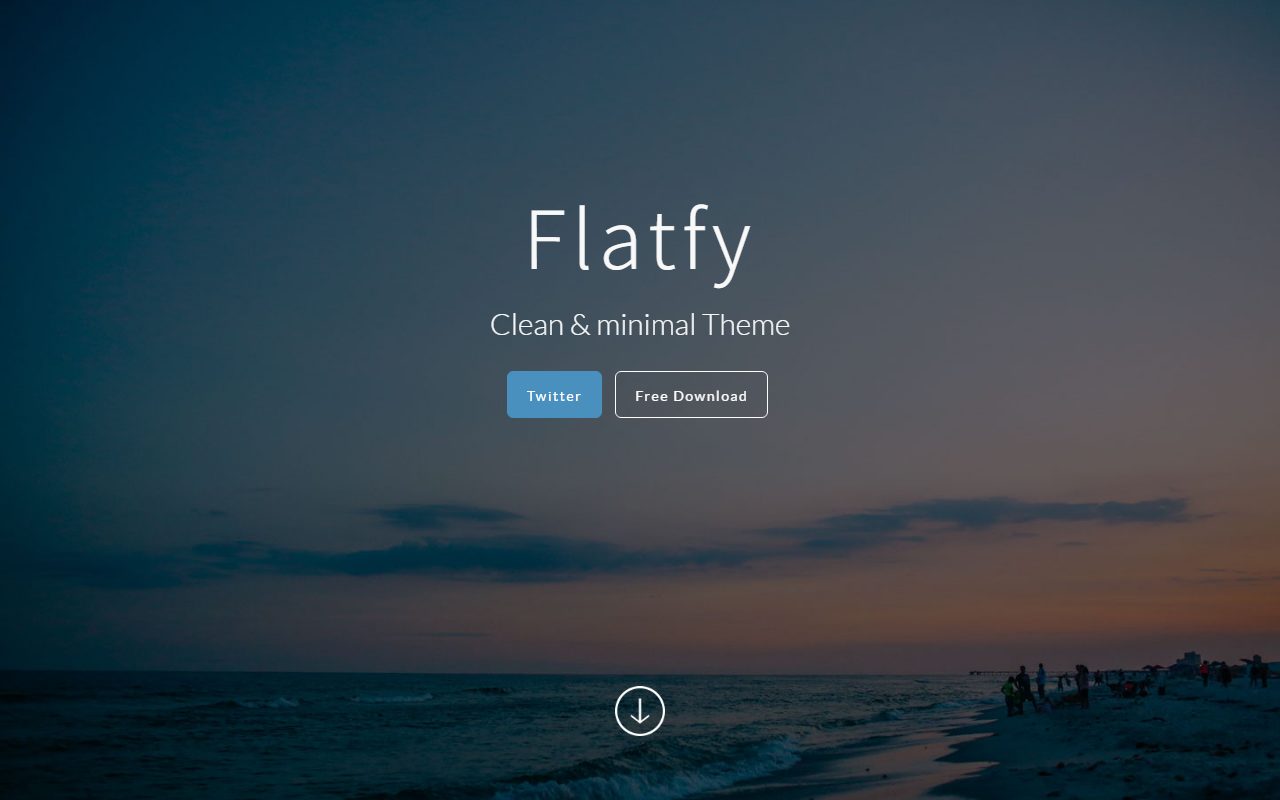 摄影作品模板 · Flatfy · 响应式网站模板
